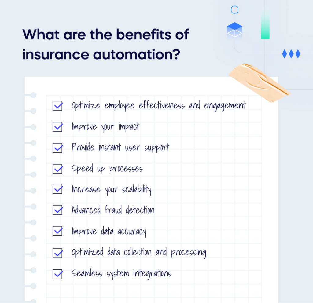 What are the benefits of insurance automation