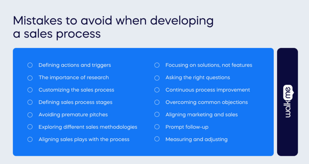Mistakes to avoid when developing a sales process (1)
