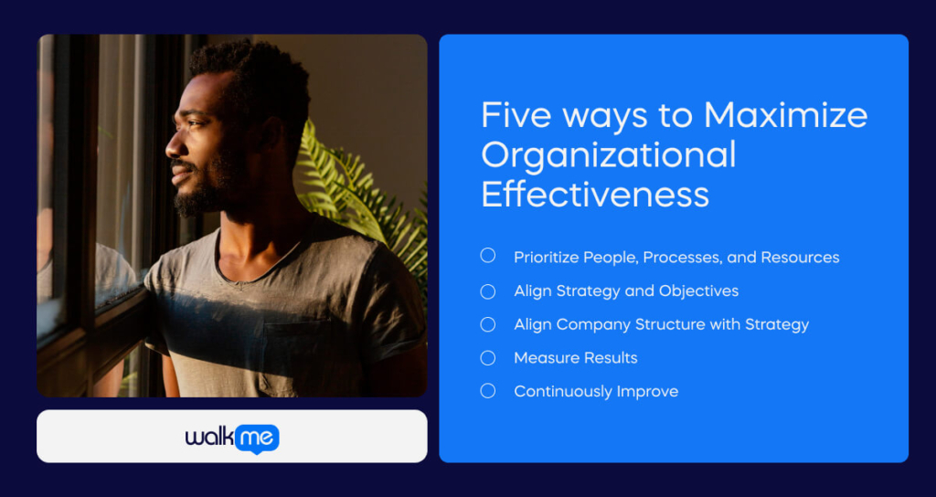 Five ways to Maximize Organizational Effectiveness