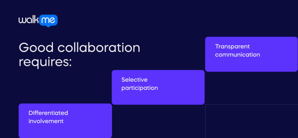 Good collaboration requires_
