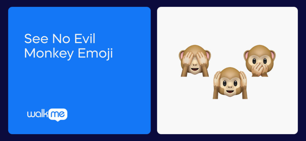 See No Evil Monkey Emoji