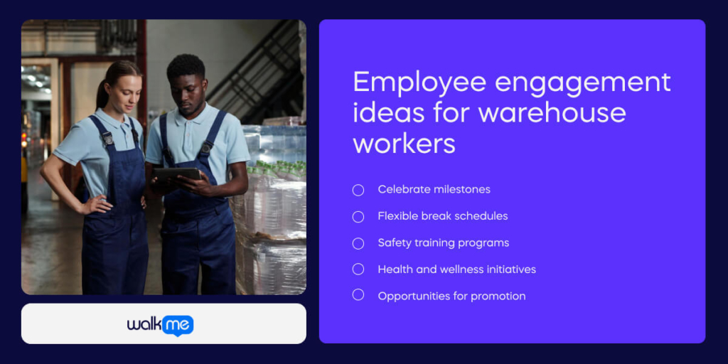 Employee engagement ideas for warehouse workers