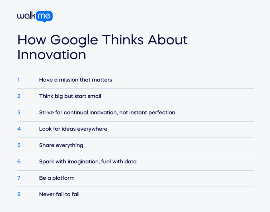 How Google Thinks About Innovation