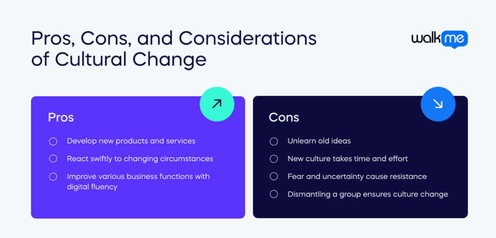 Pros, Cons, and Considerations of Cultural Change