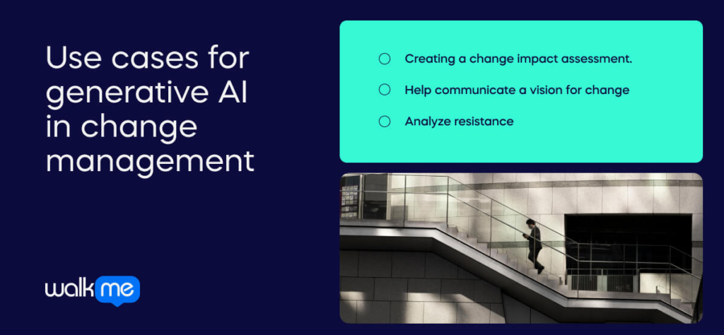 Use cases for generative AI in change management