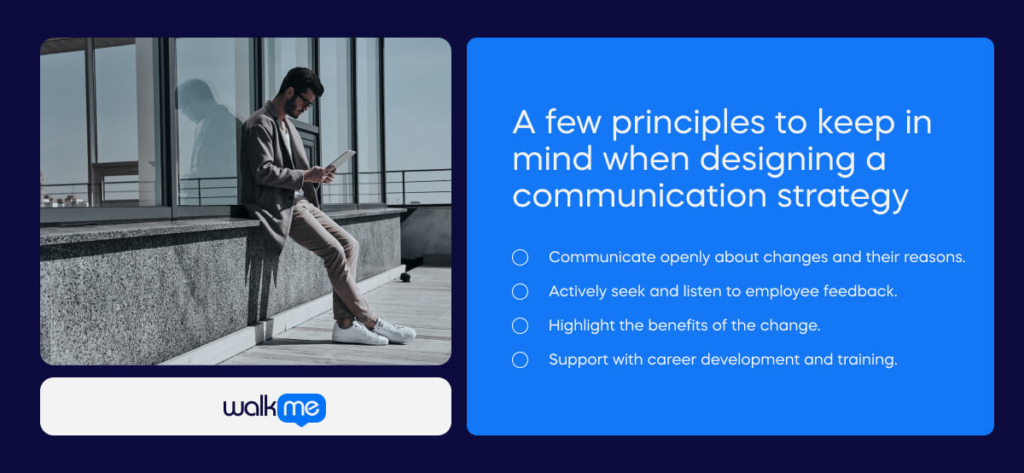 a few principles to keep in mind when designing a communication strategy