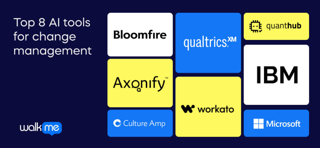 Top 8 AI tools for change management