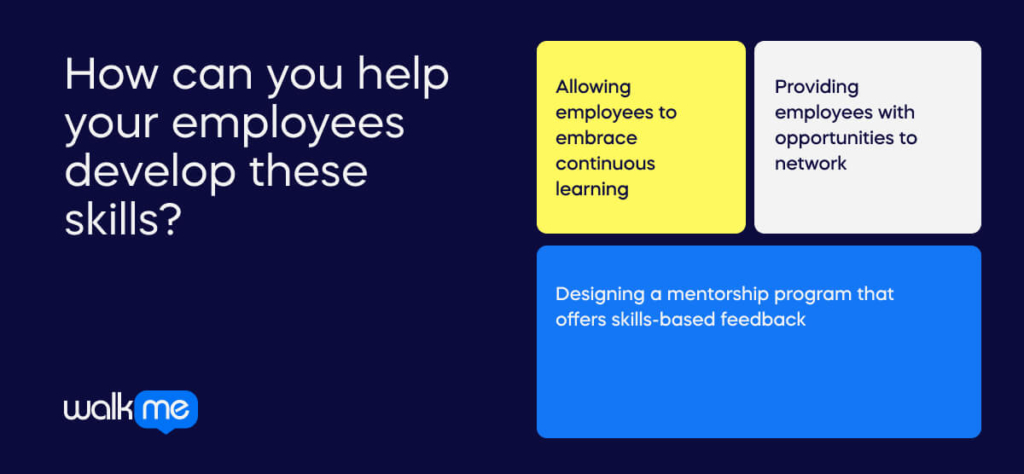 How can you help your employees develop these skills?
