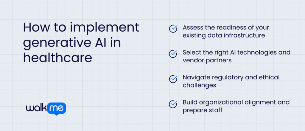 How to implement generative AI in healthcare