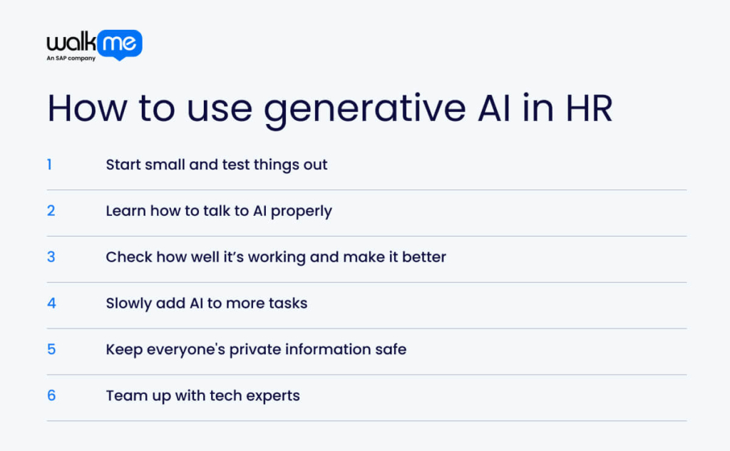 How to use generative AI in HR