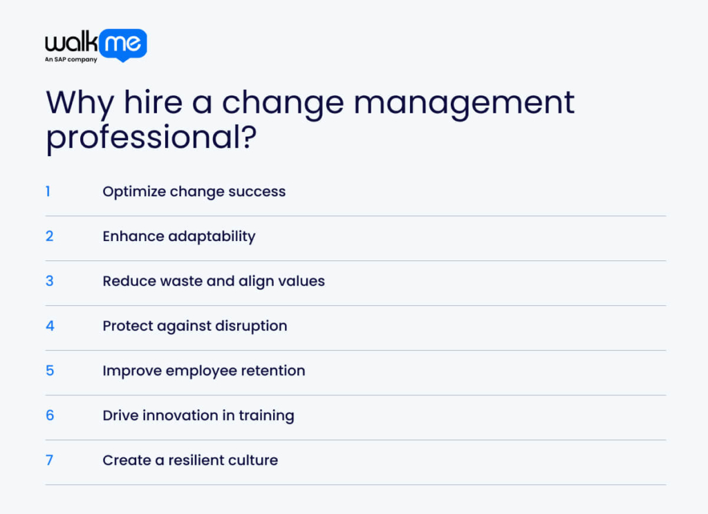 Why hire a change management professional?