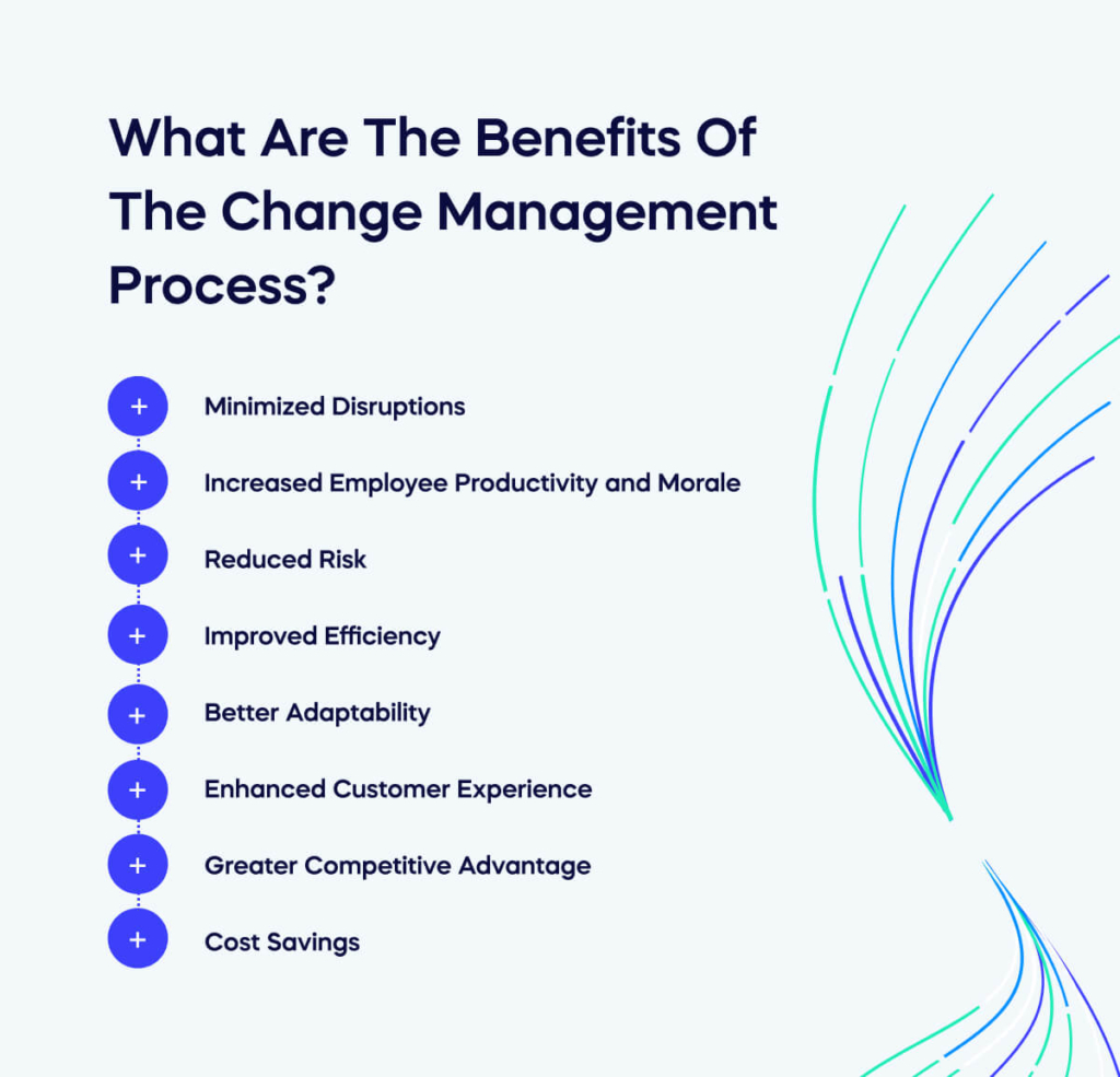 What are the benefits of change management?