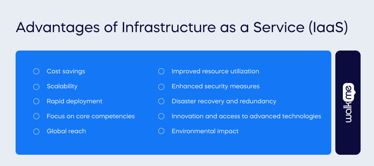 Advantages of ⁠Infrastructure as a Service (IaaS)