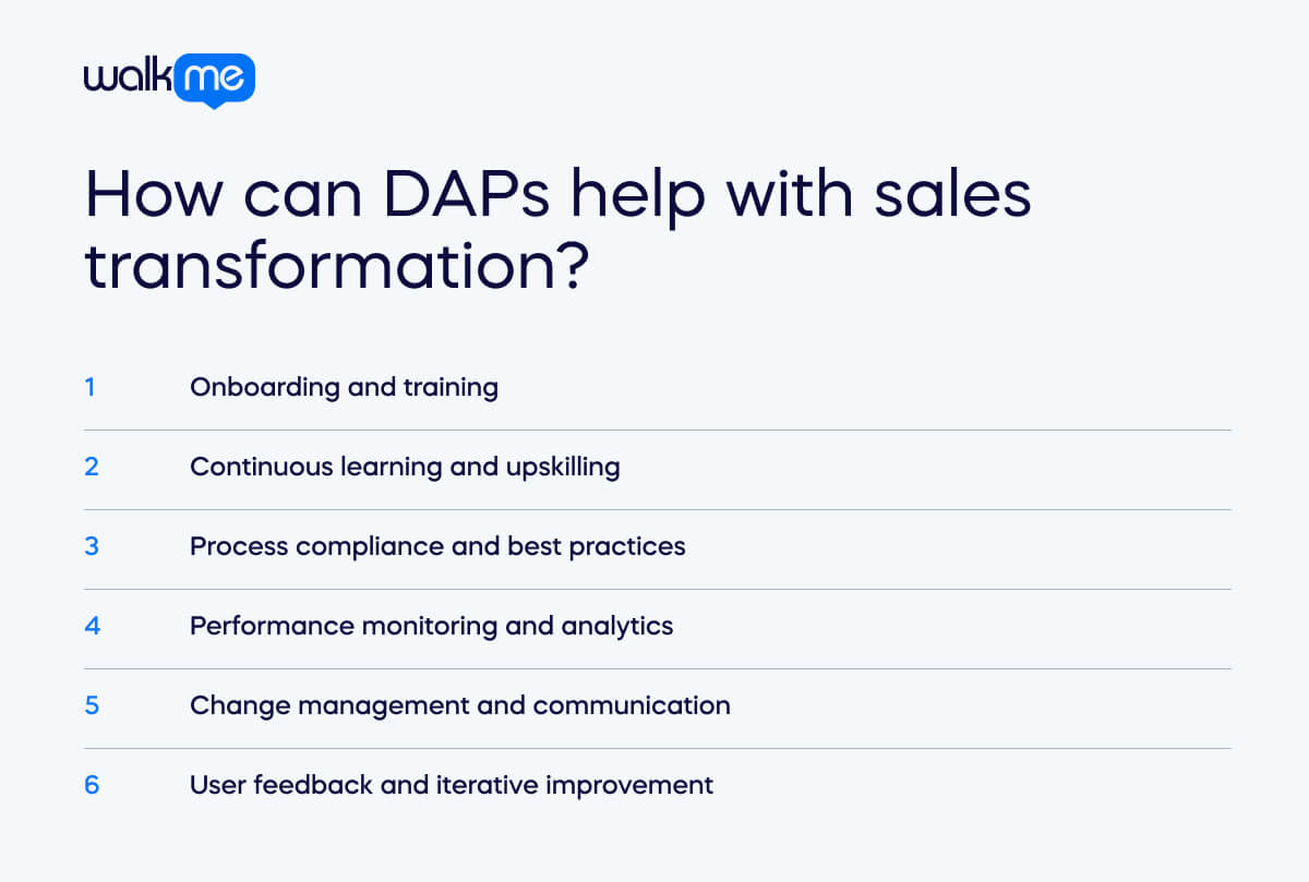How can DAPs help with _sales transformation_ (1)
