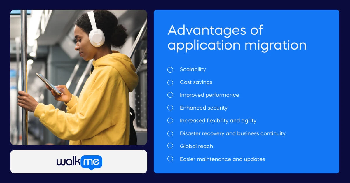 Advantages of application migration (1)