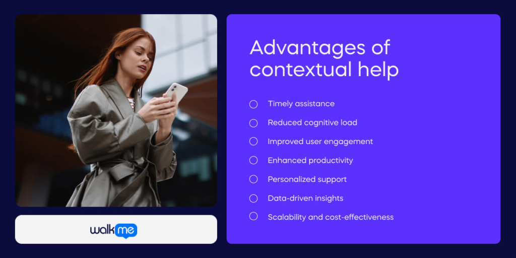 Advantages of contextual help 