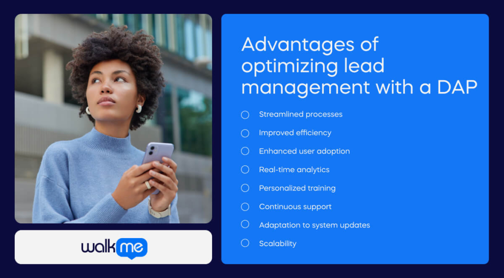 Advantages of optimizing lead management with a DAP