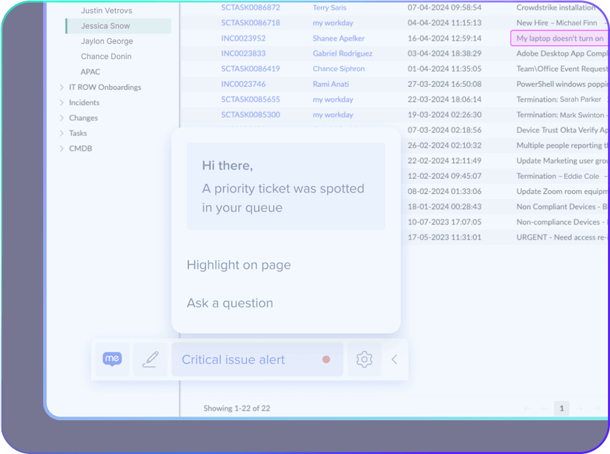 Contextual AI for IT.