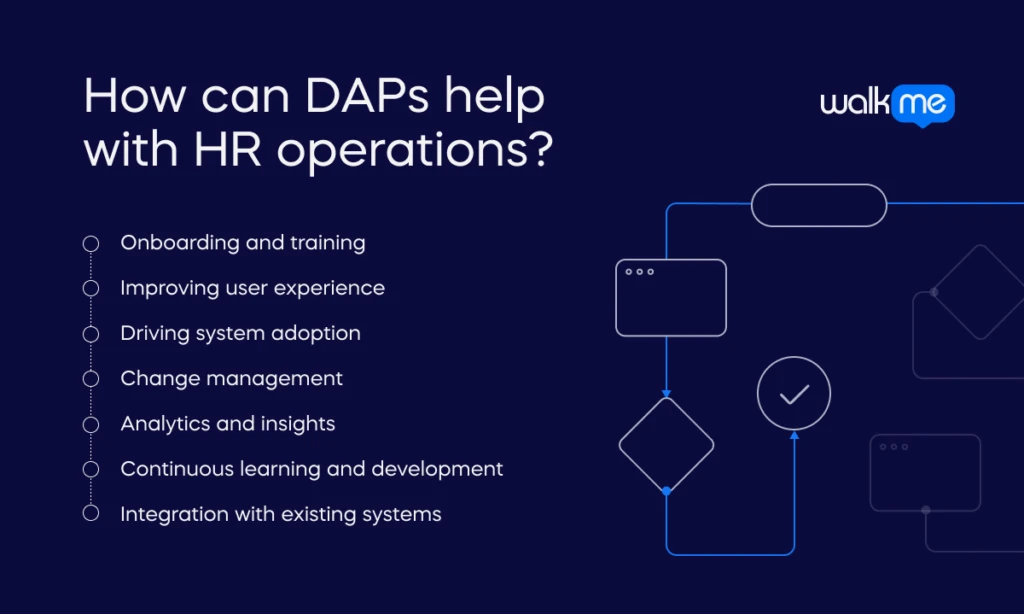 How can DAPs help with HR operations?