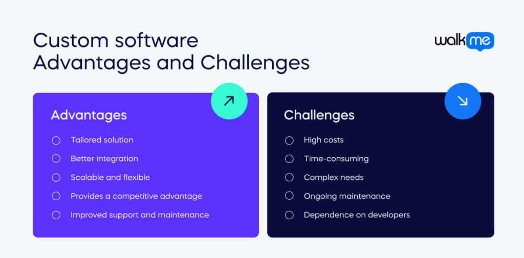 Custom software Advantages and Challenges 