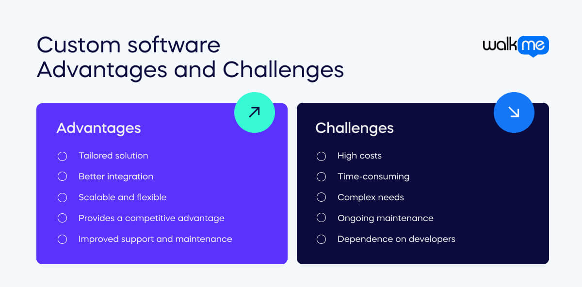 Custom software Advantages and Challenges