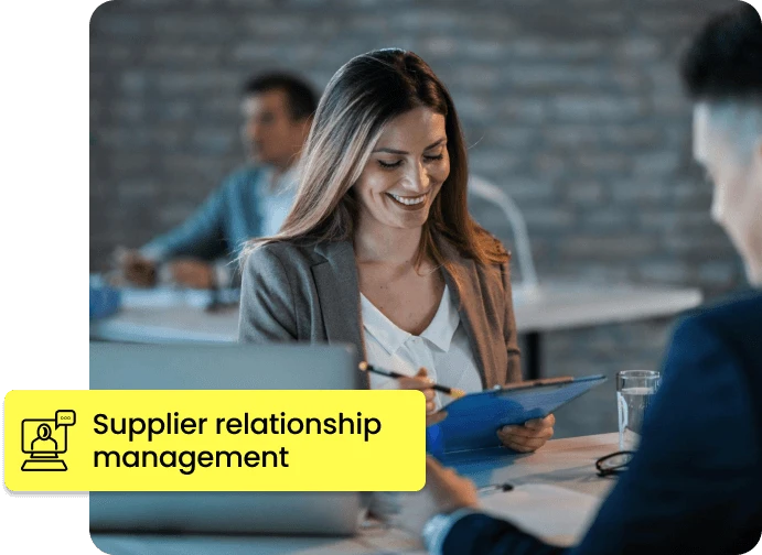 What is supplier relationship management?