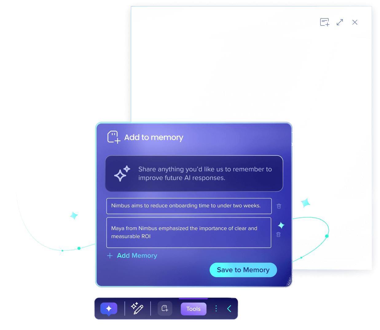 AI that gets smarter.